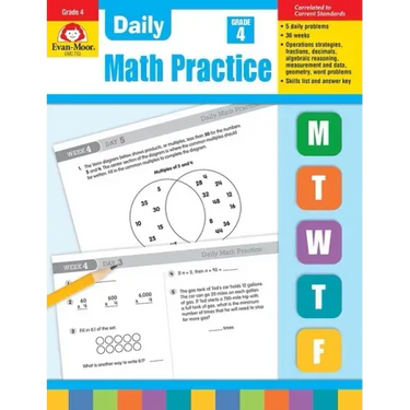 Daily Math Practice, Grade 4 Teacher Edition