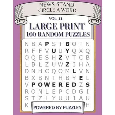 News Stand Circle a Word Vol.11: Large Print 100 Random Puzzles
