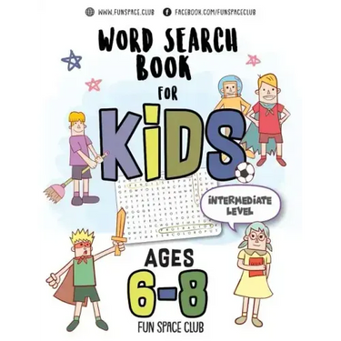 Word Search Books for Kids 6-8: Circle a Word Puzzle Books Word Search for Kids Ages 6-8 Grade Level 2 - 4