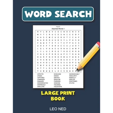 Word Search Large Print Book: Word Search for Seniors Large Print word search book for adult with a huge supply of puzzles including solutions