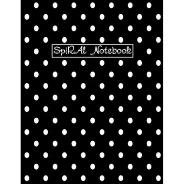 Spiral Notebook: Spiral Journal/ Notebook with Blank Pages - Total 100 Pages Sheets, Dotted Notebook, Size 8.5 x 11