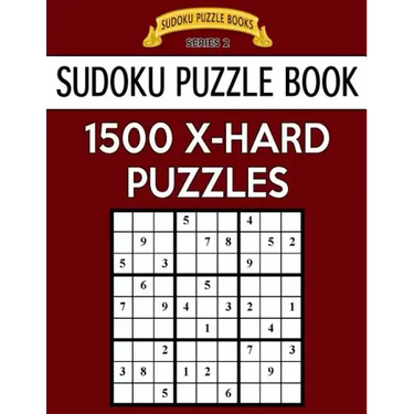 Sudoku Puzzle Book, 1,500 EXTRA HARD Puzzles: Gigantic Bargain Sized Book, No Wasted Puzzles With Only One Level