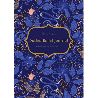 Dotted Bullet Journal: Medium A5 - 5.83X8.27 (Blue Fairy)