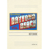 Vintage Lined Notebook Greetings from Daytona Beach, Florida