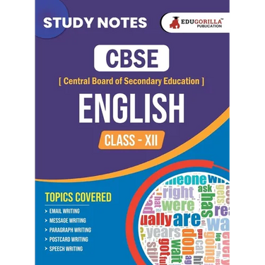 CBSE (Central Board of Secondary Education) Class XII Science - English Topic-wise Notes A Complete Preparation Study Notes with Solved MCQs