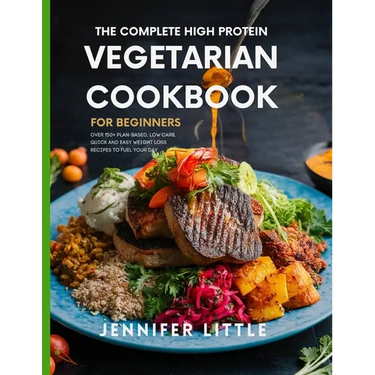 The Complete High-Protein Vegetarian Cookbook for Beginners: Over 150 + Plant Based, Low Carb, Quick and Easy Weight Loss Recipes to Fuel your day