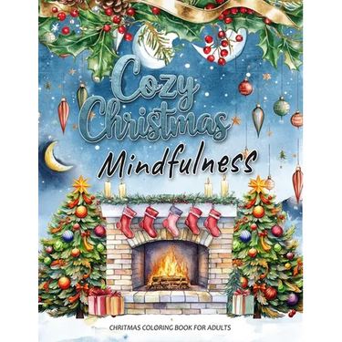 Cozy Christmas: A Mindfulness Christmas Coloring Book for Adults: Festive Scenes and Winter Mindfulness Activities for Relaxation, Med