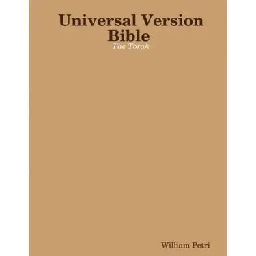 Universal Version Bible The Torah