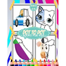 dot to dot for kids ages 4-8: 100+ fun connect the dots for kids, toddlers, preschoolers, boys and girls ages 3,4,5,6,7,8 - cars, house, food, cut a