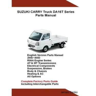 Suzuki Carry Truck DA16T Series Parts Manual