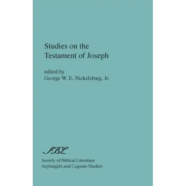 Studies on the Testament of Joseph