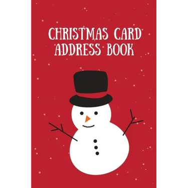 Christmas Card Address Book: Holiday Cards Sent And Received, Keep Track & Record Addresses, Gift List Tracker, Organizer
