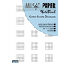 MUSIC PAPER NoteBook - Guitar Chord Diagrams