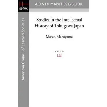 Studies in the Intellectual History of Tokugawa Japan