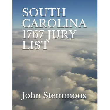 South Carolina 1767 Jury List