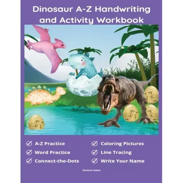 Dinosaur A-Z Handwriting And Activity Workbook