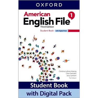 American English File 3e Student Book Level 1 Digital Pack
