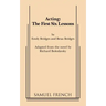 Acting: The First Six Lessons