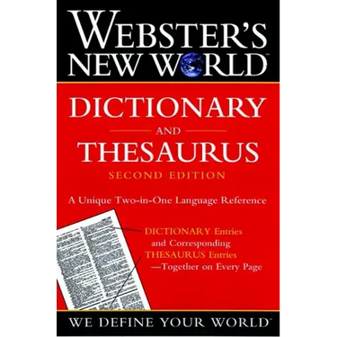 Webster's New World Dictionary and Thesaurus, 2nd Edition (Paper Edition)