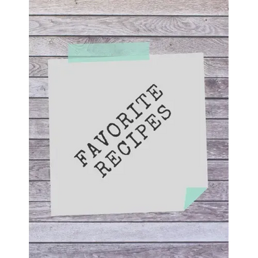 Favorite Recipes: Deluxe Recipe Binder