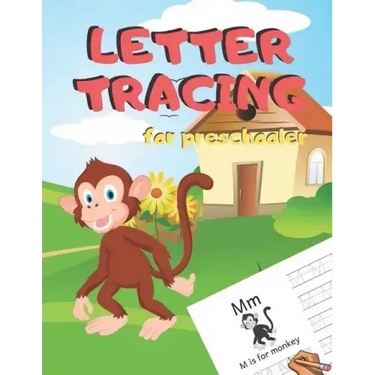 Letter Tracing for Preschoolers: Handwriting Practice Alphabet Workbook for Kids Ages 3-5, Toddlers, Nursery, Kindergartens, Homeschool - Learning to