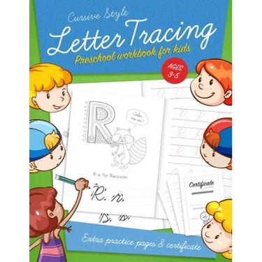 Letter Tracing Preschool workbook for kids ages 3-5: Learn to write activity workbooks, abc alphabet writing paper lines. Kindergarten preschoolers ha