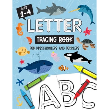 Letter Tracing Book for Preschoolers and Toddlers: Homeschool, Preschool Skills for Age 2-4 Year Olds (Big ABC Books) Trace Letters and Numbers Workbo
