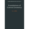 Foundations of Convex Geometry