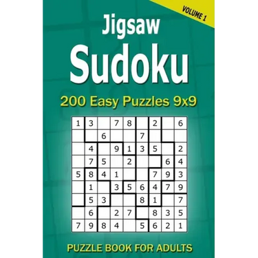 Jigsaw Sudoku Puzzle Book for Adults: 200 Easy Puzzles 9x9 (Volume 1)