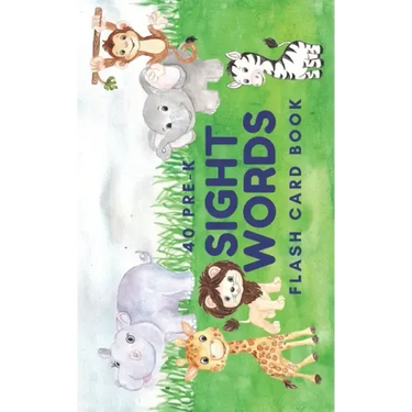 40 Pre-K Sight Words: Flash Card Book