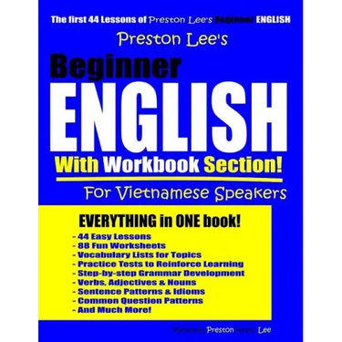 Preston Lee's Beginner English With Workbook Section For Vietnamese Speakers