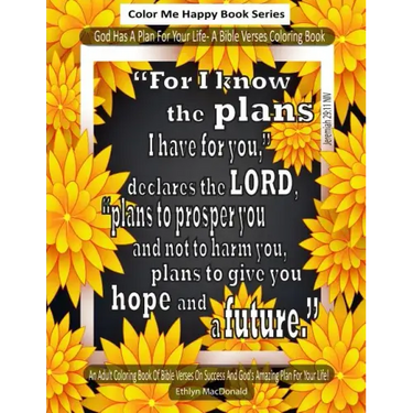 God Has A Plan For Your Life: An Adult Coloring Book Of Bible Verses on God's Plan For You