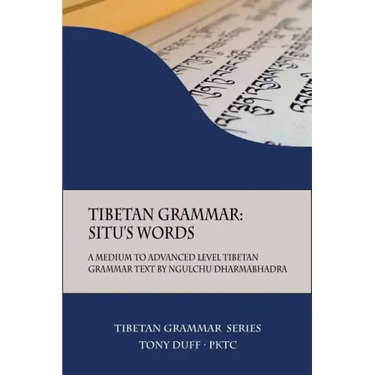 Tibetan Grammar: Situ's Words: A Medium to Advanced Level Grammar Text