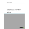 Legal Language as a Special Language: Structural Features of English Legal Language
