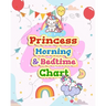 Princess Morning & Bedtime Chart: Girl Routine Checklist Kids Can Keep Track of Their Daily Routine