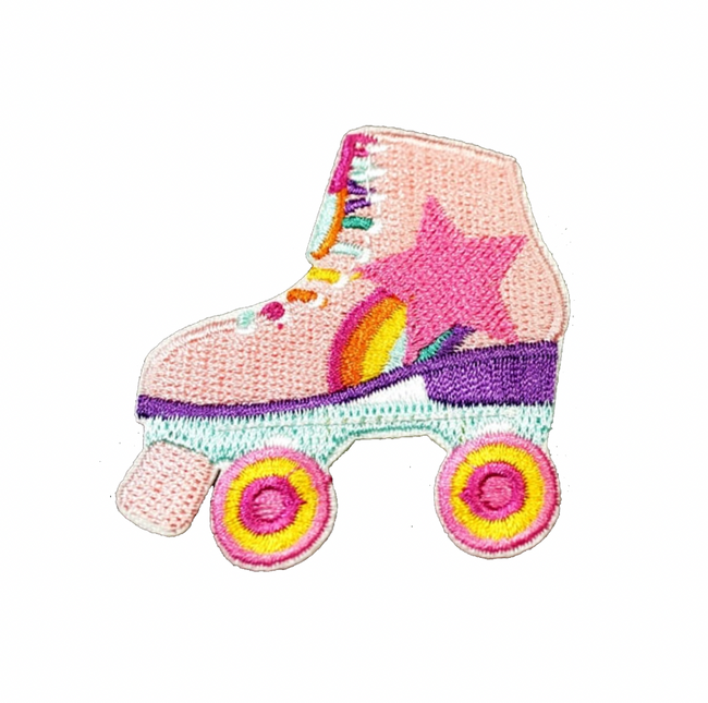 Rainbow Roller Skate Patch by Quirky Crate