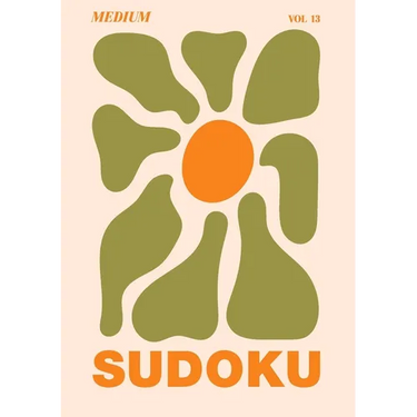Medium Sudoku: 100 Sudoku Puzzles to Sharpen Your Mind - Bold, Beautifully Designed Pretty Puzzle Book for Adults