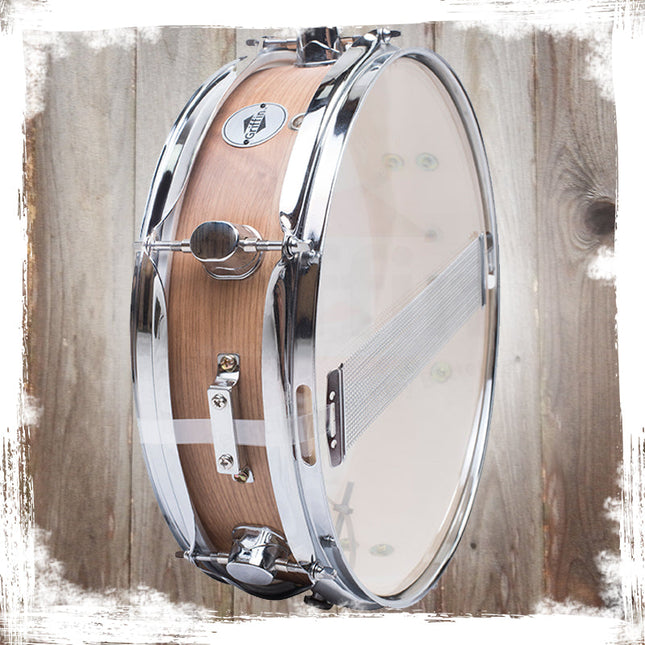 Piccolo Snare Drum 13" x 3.5" by GRIFFIN - 100% Poplar Shell with Oak Wood Finish & Coated Drum Head by GeekStands.com