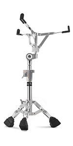 Premium Snare Drum Stand by GRIFFIN - Double Braced Heavy-Duty Weight Mount for Snares, Tom Drums & Adjustable Practice Pad - Percussion Hardware Kit by GeekStands.com