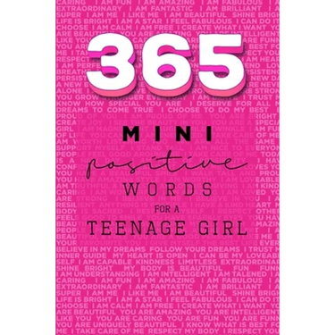 365 Positive Words for a Teenage Girl Mini Edition: Pink