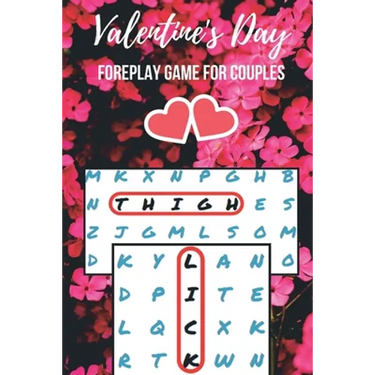 Valentine's Day Foreplay Game for Couples: Word Search Challenge for Adults Large Print Romantic & Naughty Puzzle Book Gift for Boyfriend, Girlfriend,