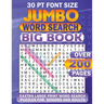 Jumbo Word Search: Big Book 30 Pt Font Size