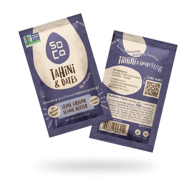 Squeeze packs: Tahini & Dates (Box of 10) by eatsoco