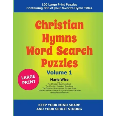 Christian Hymns Word Search Puzzles Volume 1