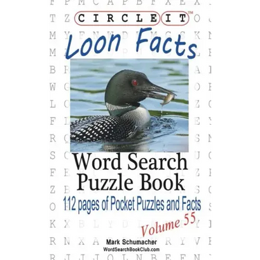 Circle It, Loon Facts, Word Search, Puzzle Book