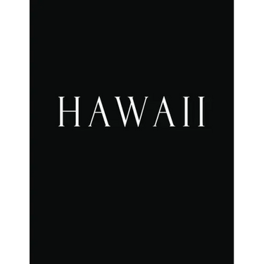 Hawaii: Black and White Decorative Book to Stack Together on Coffee Tables, Bookshelves and Interior Design - Add Bookish Char