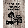 Cattle Record Keeping: Livestock Breeding and Production, Calving Journal Record Book, Income and Expense Tracker, Cattle Management Accounting Notebo