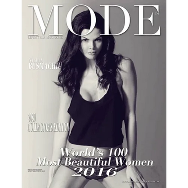Mode Lifestyle Magazine World's 100 Most Beautiful Women 2016: 2020 Collector's Edition - Natalia Busmachiu Cover