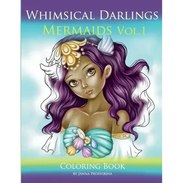 Whimsical Darlings Mermaids Vol.1: Coloring Book