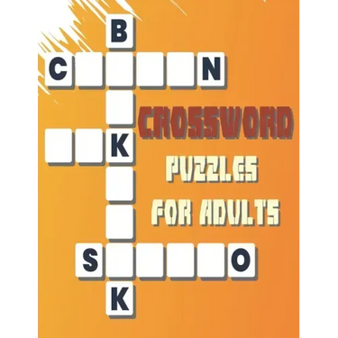 Crossword Puzzels for Adults: 42 Puzzles Brain for Men, Women; Adult & Seniors; Medium Difficulty; EASY TO READ